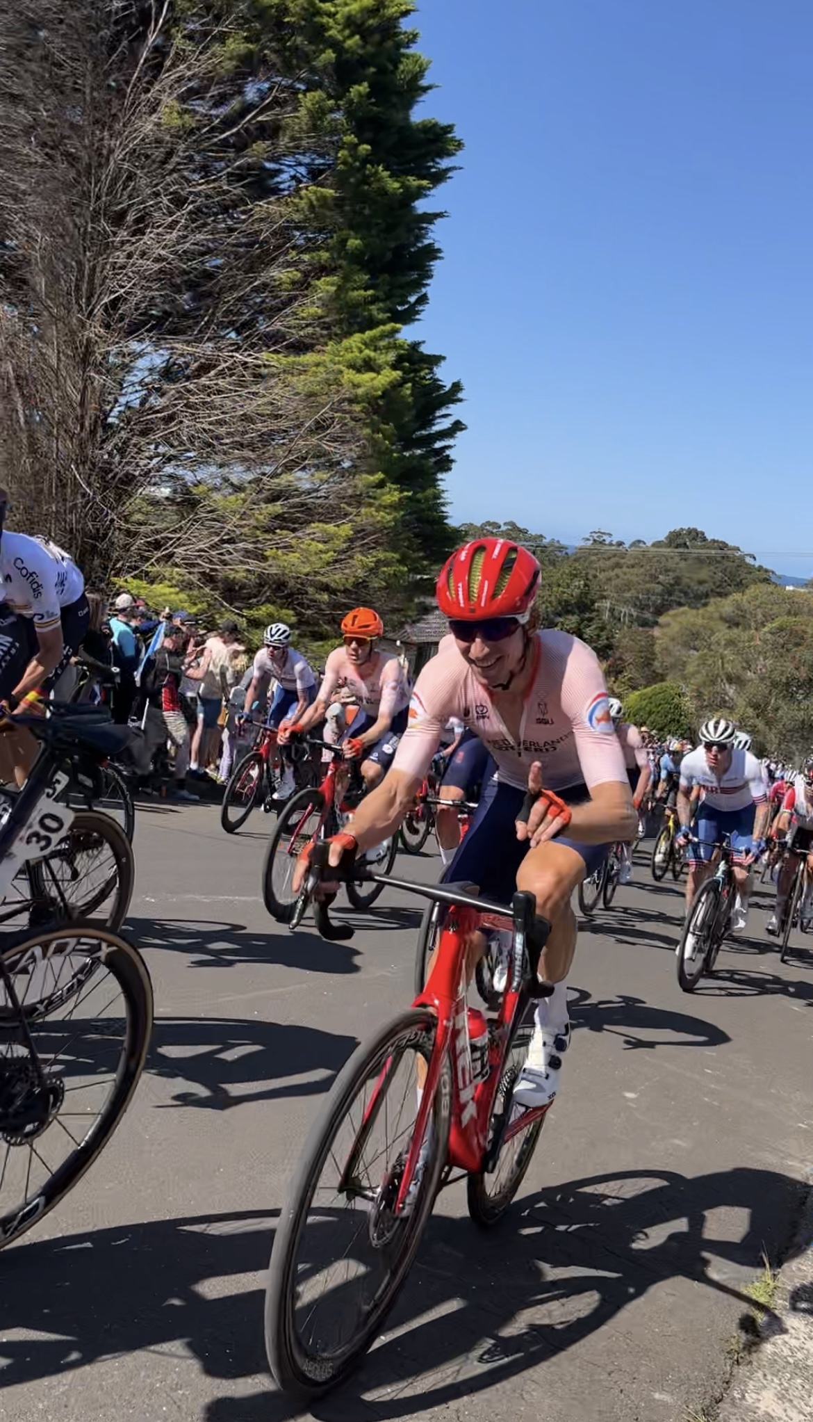 Bauke Mollema in the road race